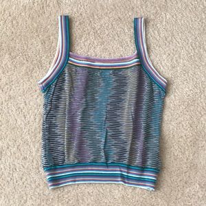 MISSONI Tank Top. Size 42. Made in Italy.